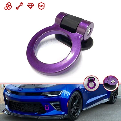 Purple Sport Racing Style Track ABS Tow Hook Look Decoration For Hyundai Elantra - Image 1 of 4