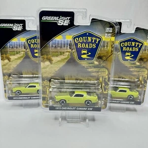 GreenLight SE Country Roads 1972 Chevrolet Camaro Z28 Pea Green - Bild 1 von 13