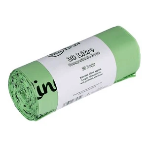 Fodere per pattumiera compostabile da 25 x 30 litri (rotolo grande) BioLiner Kerbside - Foto 1 di 5