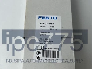 1PCS NEW BRAND FESTO Solenoid Valve MFH-5/3E-3/8-B 19708 - Picture 1 of 7