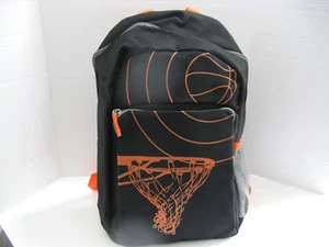 Carry Gear Solutions Back Pack Black w/Basketball Net Graphic NEW UNUSED - Picture 1 of 5