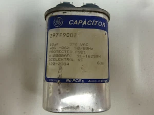 Ge Capacitor Z97F9002; 10uf+-06%; 370VAC; 50/60HZ---"USED" - Picture 1 of 2