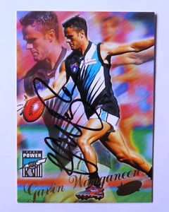 2000 SELECT AFL Card: GAVIN WANGANEEN (Port Adelaide) - personally signed - Picture 1 of 2