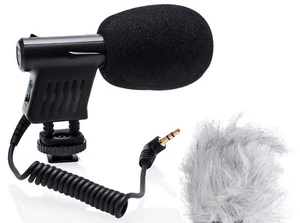 Opteka Shotgun Microphone for Sony Alpha a6600 a6500 a6400 a6300 a6100 Camera - Picture 1 of 8