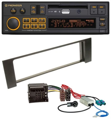 Pioneer DAB MP3 USB Bluetooth Autoradio für Audi A4 B6 00-04 Quadlock Doppel Fak - Bild 1 von 4