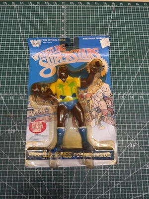 Figura de colección 1985 LJN WWF "Special Delivery Jones" - Sellada de fábrica Foto 1 de 4