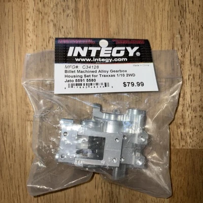 Traxxas Jato 2.5/3.3 Billet Machined Alloy GearBox Housing Set Integy C34128 - Image 1 of 4