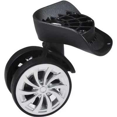 Ruedas para maleta de equipaje, rueda giratoria repuesto equipaje maleta de viaje rueda... Foto 1 de 4