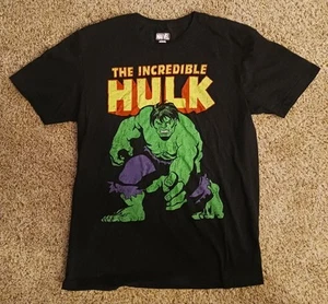 Marvel Medium Black Incredible Hulk T-Shirt - Picture 1 of 2