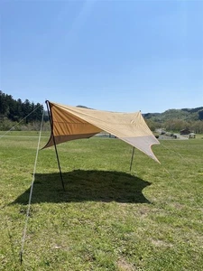 Tienda Snow Peak SET-250H Paquete de Entrada TT Camel Hexatarp Usado - Imagen 1 de 6