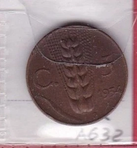 A632: Moneta Coin Vittorio Emanuele III - 5 Centesimi 1934 Spiga - Picture 1 of 1