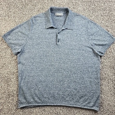 Camisa Polo Icebreaker Para Hombre XL Gris Brezo Lino Manga Corta Lana Mezcla Lino Foto 1 de 4