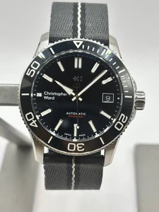 WH942 Christopher Ward C60 Trident Pro 600 Mk3 38mm black bezel (07/2023) - Picture 1 of 24