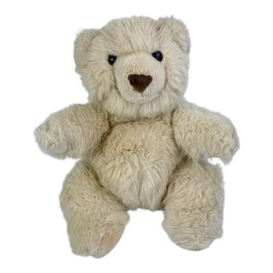 Vintage Prestige 13” Beige Cream Teddy Bear Stuffed Animal Plush Polar Fluffy - Picture 1 of 9