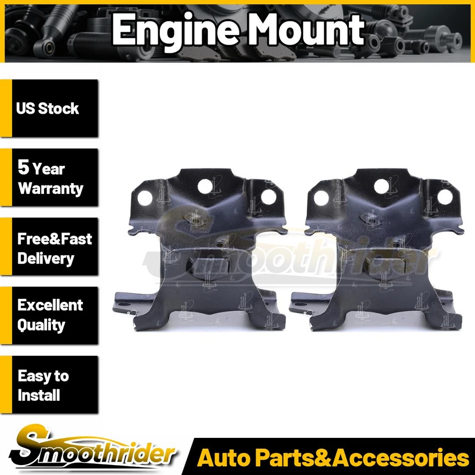 Suporte de motor âncora 2 peças para 2001-2005 2006 Chevrolet Silverado 2500 HD V8 8.1L - Imagem 1 de 4