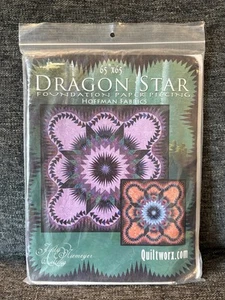 Dragon Star Foundation Paper Piecing Quilt Pattern Judy Niemeyer 65x65 - Bild 1 von 3