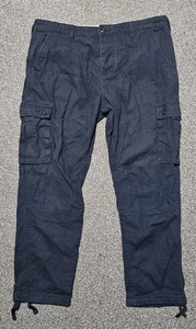 The Stronghold Cargo Pants Work Trousers Navy Mens W38 x L28 Relaxed Straight (J - Picture 1 of 5