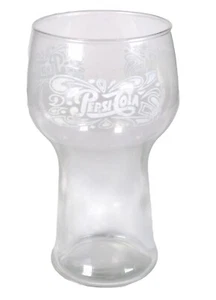 Pepsi-Cola Collectable 70' s Pedestal 16 oz. Drinking Glass With White Lettering - Bild 1 von 1