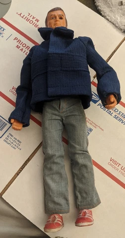 Six Million Dollar Man 1975 Kenner Vintage Bionic Steve Austin Action Figure 13" Cover