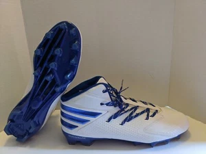 Adidas Freak X Carbon Mid Football Cleats US Mens Size 17 AQ8767 White Blue - Picture 1 of 10