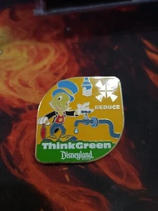 Disney DLR Jiminy Cricket Think Green Reduce Pin LE 1000 OC HTF Environmentality - Picture 1 of 2