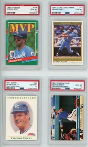 1991 Score #B5 Cooperstown George Brett Kansas City Royals HOF PSA 10 Gem Mint - Bild 1 von 2