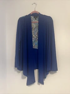 Antthony Studio Women’s Lightweight Waterfall Style Open Cardigan Size Large - Picture 1 of 8