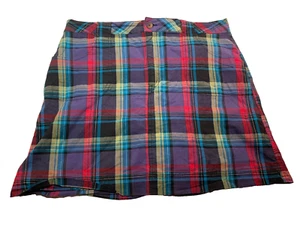 Baumwollskort schwarz kariert Größe 14 - Bild 1 von 7