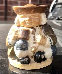 1890’s Doulton Lambeth Toby Inkwell Bottle - 70mm - Glased - Ultra Rare!! (H111) - Picture 1 of 9