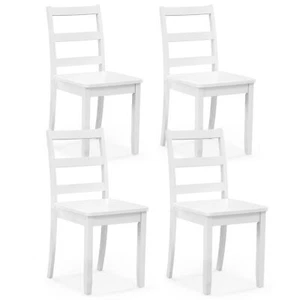 Dining Chairs Set of 4 Wood Dining Room Kitchen Side Chairs for Living Room - Picture 1 of 8