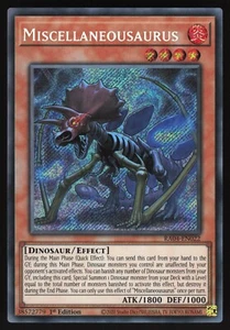 Miscellaneousaurus - RA04-EN022 - Secret Rare - 1st Edition Yugioh - Picture 1 of 1