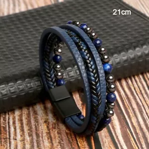 Mens Women Magnetic Bracelet Therapy Weight Loss Arthritis Health Pain Relief UK - Picture 1 of 10