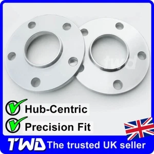 12MM ALLOY WHEEL SPACERS - AUDI A4 (2008+) 5x112 / 66.6MM HUB-CENTRIC SHIM - Picture 1 of 7