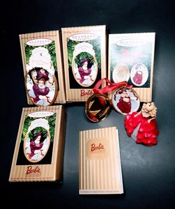 Hallmark Barbie Ornament Lot Christmas  - Picture 1 of 8