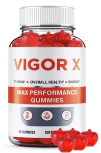 Vigor X Male Performance Gummies Maximum Strength Formula Reviews (60 Gummies) - Picture 1 of 1