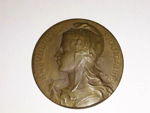 Médaille Française en bronze de l'industries de l'alimentation 1958 - Foto 1 di 5