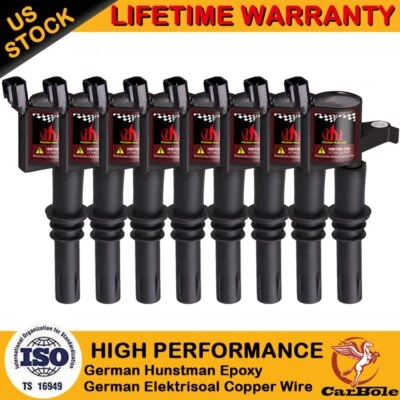 2004 2005 2006 2007 2008 IGNITION COIL DG511 8 PACK FOR FORD F150 5.4L V8 TRITON - Image 1 of 4