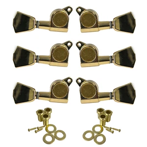 3x3 Electric Guitar Tuners 15:1 Tulip, Gold J-04-GD - Picture 1 of 1