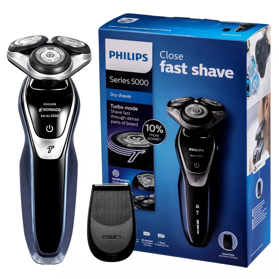 Philips Electric Shaver series 5000 Wet & Dry S5370/04 with Turbomode Original