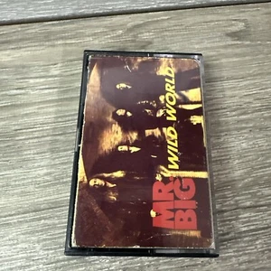 Mr Big Cassette Single, Wild World (1993, Atlantic) Cut Sleeve Jewel Case - Picture 1 of 6