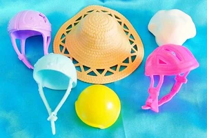 KONVOLUT BARBIE PUPPENHÜTE - Bäcker Sonnenhelme - Bild 1 von 5