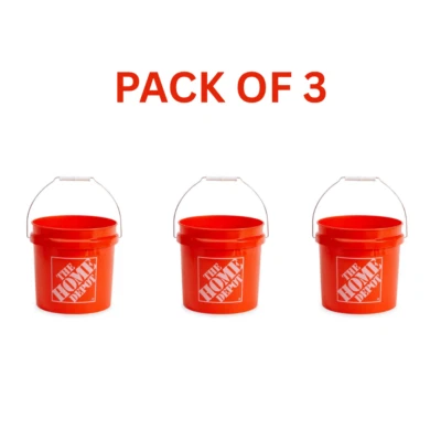 2 Gal. Orange Paint Bucket pack of 3 - Image 1 of 3