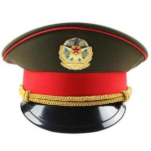 Men Army Hat Captain Performance Cap Soldier Fancy Caps Military Costume Party
