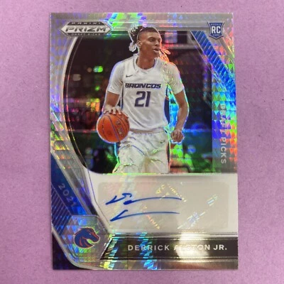 2021-22 Prizm Draft Derrick Alston RC Rookie Auto-HYPER PRIZM #DAJ BOISE STATE - Image 1 of 2