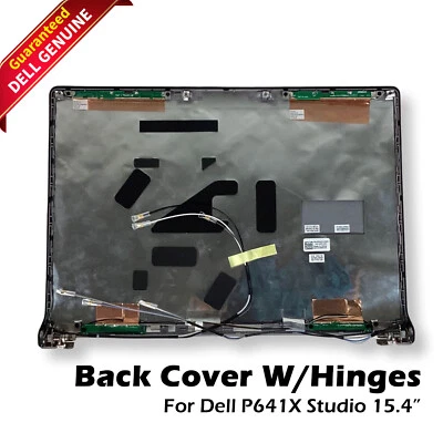 Cubierta trasera superior Dell P641X Studio 1535 1536 1537 LCD 15,4" con tapa de bisagras rojo rubí Foto 1 de 4