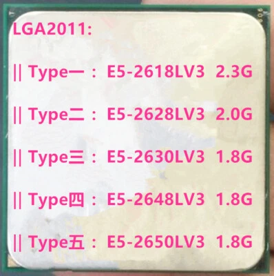 Intel Xeon E5-2630LV3 E5-2650LV3 LGA2011 CPU - Image 1 of 4