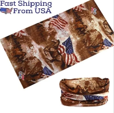 Máscara facial para la cabeza pañuelos cuello polaina rebotar sombreros tubo bufanda para deportes EE. UU. Foto 1 de 3