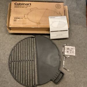 Cuisinart CHA- 830 Custom Griddle Grill For Cleanburn Fire Pit Cast Iron 
