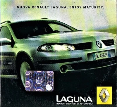RENAULT LAGUNA - DVD PROMOCIONAL CON TODAS LAS CARACTERÍSTICAS DEL COCHE - Imagen 1 de 2