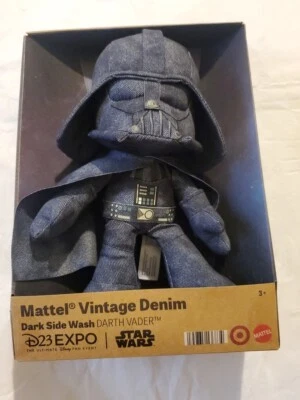 Nuevo Peluche Darth Vader Vintage Denim Star Wars Dark Side Wash Mattel  Foto 1 de 4
